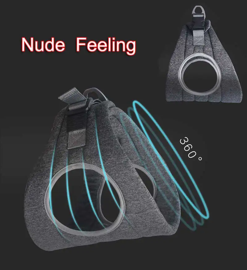 Набор дышащих поводков для собак Регулируемый жилет щенка кота телесного цвета