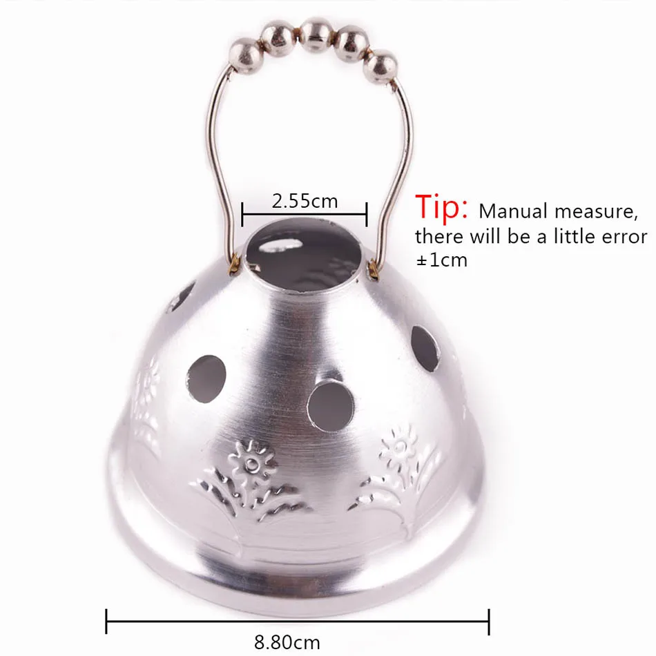 Silver Screen Flower Metal Hookah Shisha Bowl Windbreak Fire Carbon Ssolation Cover | Дом и сад