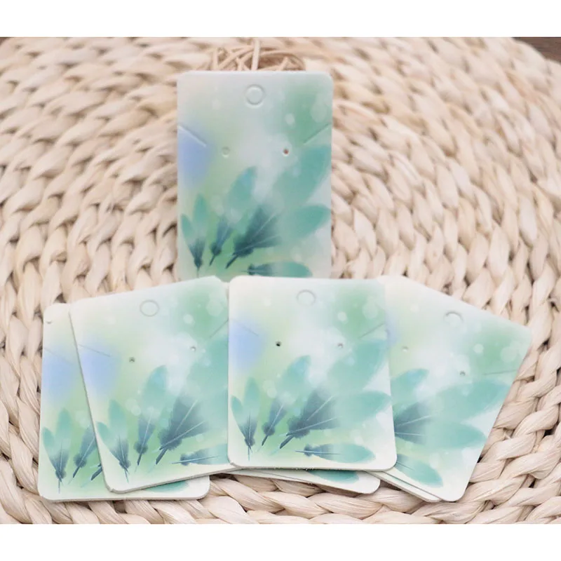 5x7cm Paper Earring Cards Necklace/Bracelet Display Packaging Card Tags Jewelry Accessories Showcase Custom Logo | Украшения и