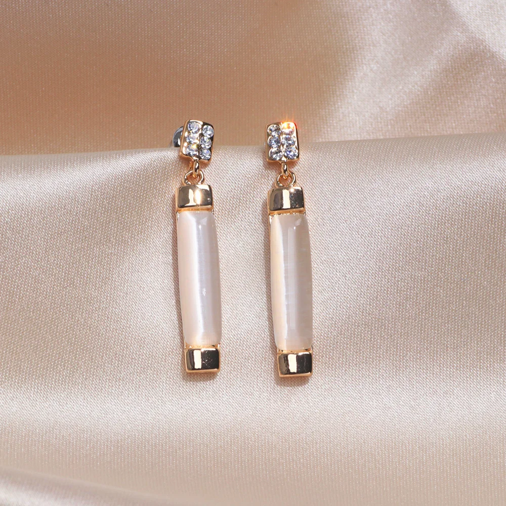 Модные металлические квадратные геометрические Висячие серьги для женщин