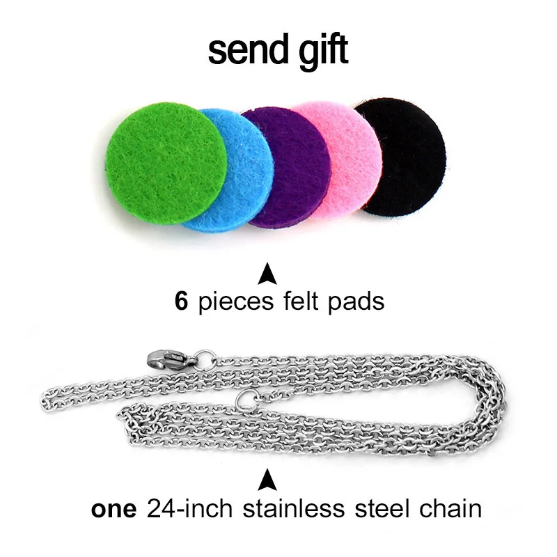 Mix Style 316 Stainless Steel Wholesale Essential Oil Necklaces 30mm Diffuser Necklace AA241-266 | Украшения и аксессуары