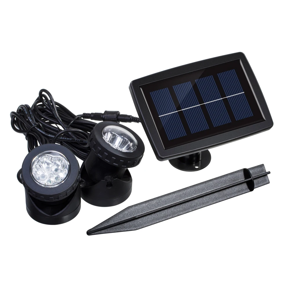 Распродажа солнечный светильник 2 лампы 12 Светодиодный Водонепроницаемый