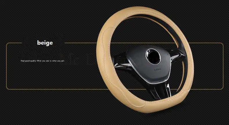 Чехол рулевого колеса автомобиля D форма кожа для Volkswagen Golf 6 7 Polo Passat Tiguan для Kia Sportage Optima K5