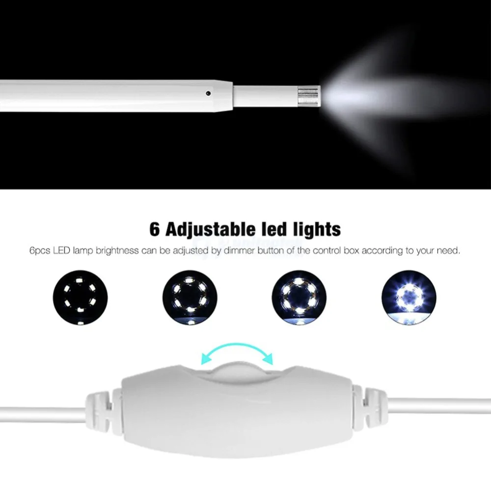 HD 720 P Otoscope Мини WiFi эндоскоп камера многоцелевой осмотр уха очиститель бороскоп