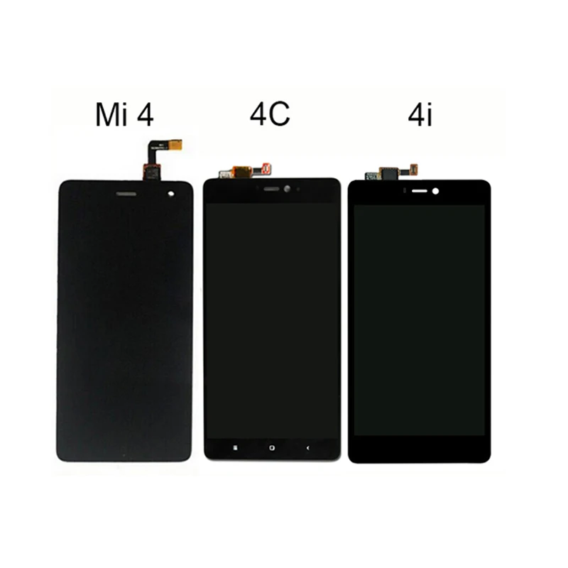 IPS экран 5 0 дюйма для Xiaomi Mi4 ЖК дисплей MI4C сенсорный дигитайзер Mi 4 4C 4i Mi4i сенсорная