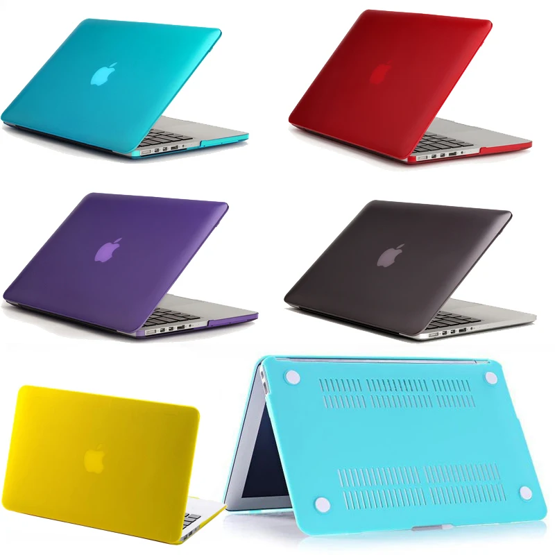 Кристалл/Матовый Жесткий Футляр Для macbook air pro 13 11 12 15 Retina Ноутбука Сумка Protector apple