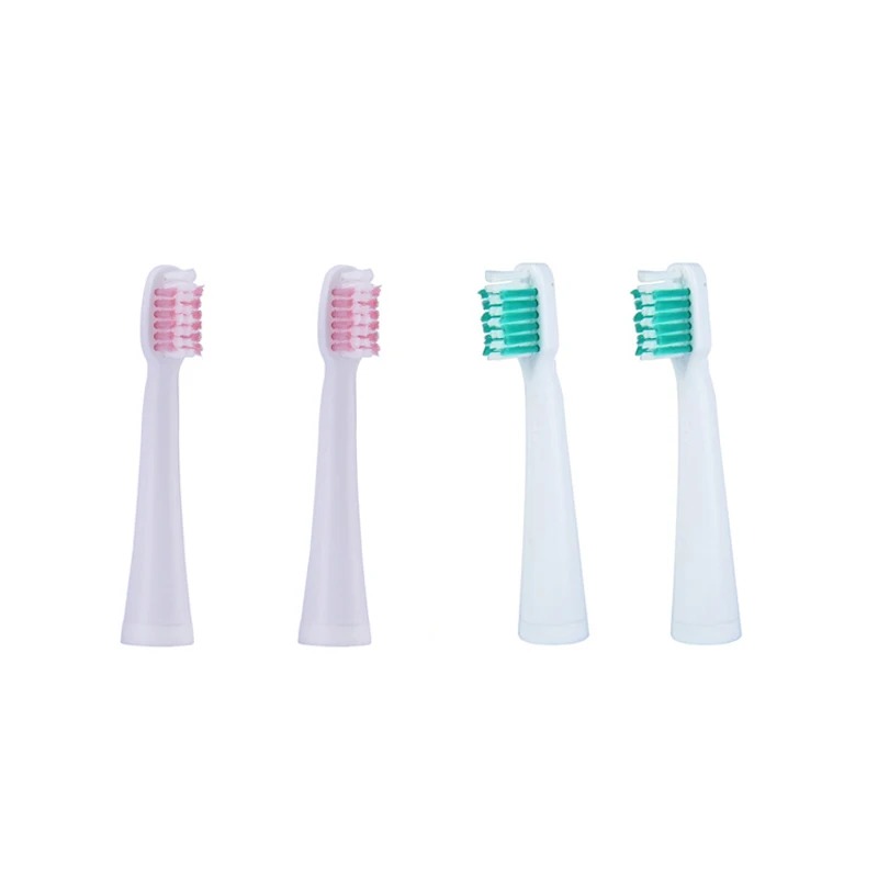 2 Blue 2 pink Сменные головки для зубных щеток, 8 шт., электрическая головка для зубных щеток, подходит для LANSUNG U1 A39 A39PLUS A1 SN901 SN902, дополнительные головки - Цвет: 2 Blue 2 pink
