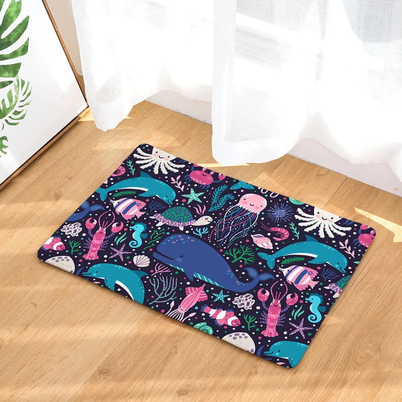 New Anti-Slip Carpets Turtle Print Mats Bathroom Floor Kitchen Rugs 40x60or50x80cm | Дом и сад