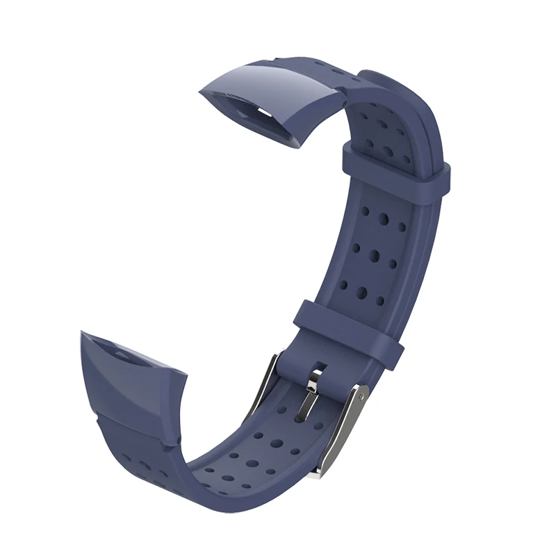 Midnight Blue Mijobs силиконовый ремешок для huawei Honor Band 4 5 стандартная версия Смарт-Браслет спортивный браслет для Correa Honor Band 4 5 - Цвет: Midnight Blue