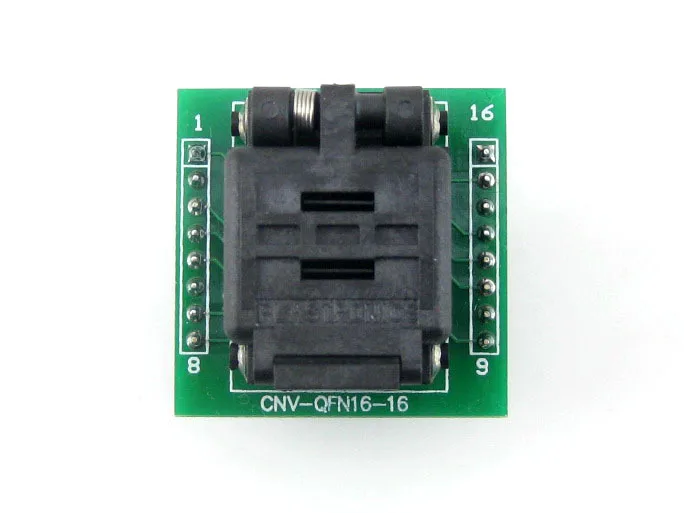 

QFN16 TO DIP16 Socket MLF16 MLP16 Plastronics 16QN50K23030 QFN IC Programming Adapter Test Burn-in Socket 0.5mm Pitch