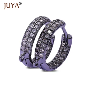 2 пары, оптовая продажа, 4 цвета, блестящие круглые серьги-Крючки с кубическим цирконием для самостоятельного изготовления ювелирных изделий, жемчужные серьги-кисточки