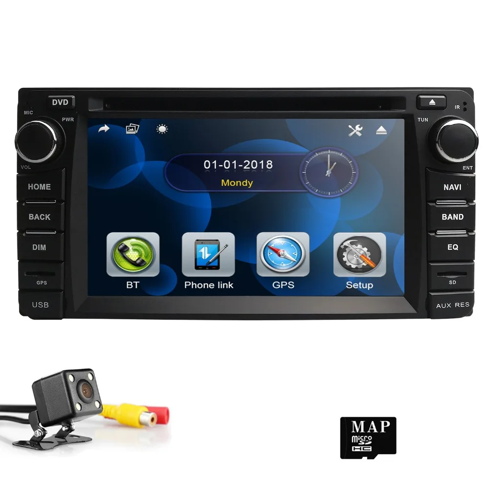 Автомобильный dvd-плеер для Toyota Corolla Auris Fortuner Estima vios Innova Toyota RAV4 Prado Vios Hilux Vitz gps навигатор Автомобильный плеер