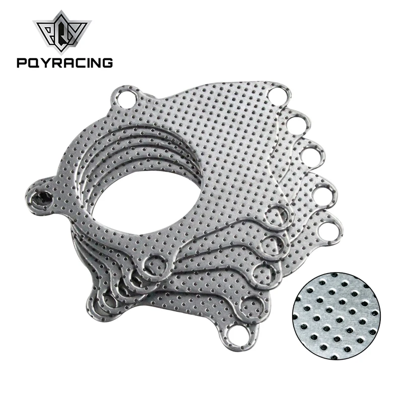 PQY T3 T4 5 BOLT B/D SERIES TURBO выпускная труба Графитовая алюминиевая прокладка PQY4953| |