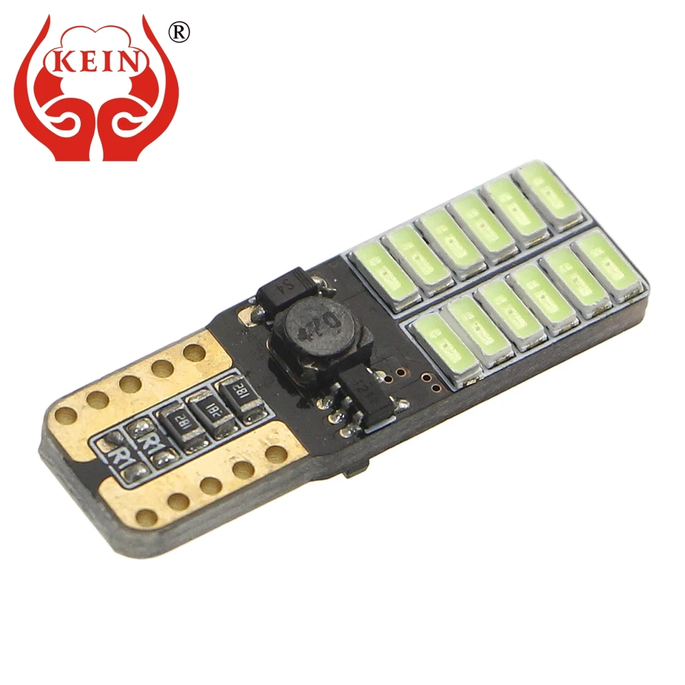 KEIN 4 шт. 24 SMD Canbus без ошибок T10 194 W5W Автомобильные светодиодные боковые габаритные