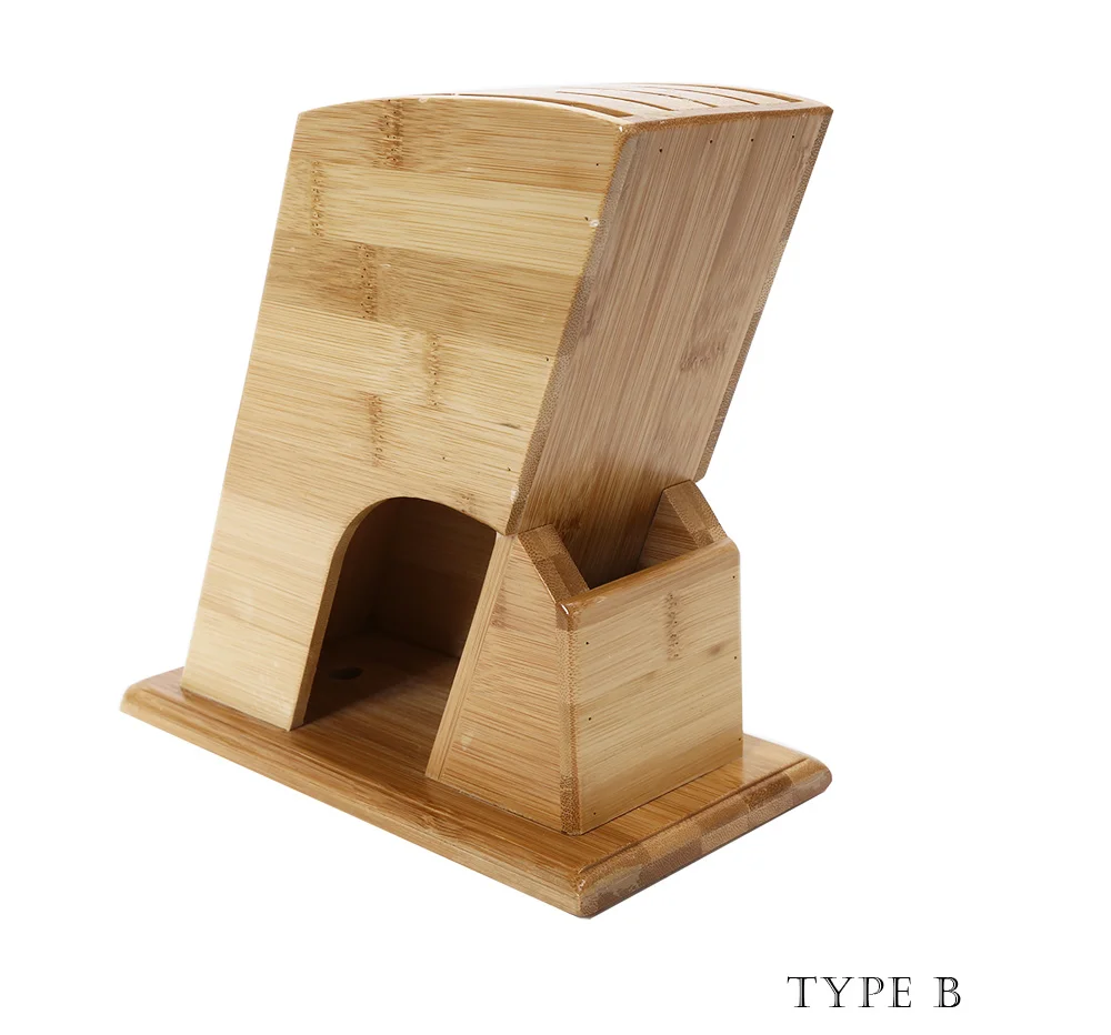 Многофункциональная бамбуковая подставка под ножи Бамбуковая стойка для