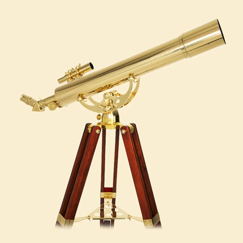 

Рефракционный астрономический телескоп Celestron DC 80AZ Brass 80mm f/10 с креплением и штативом 21034