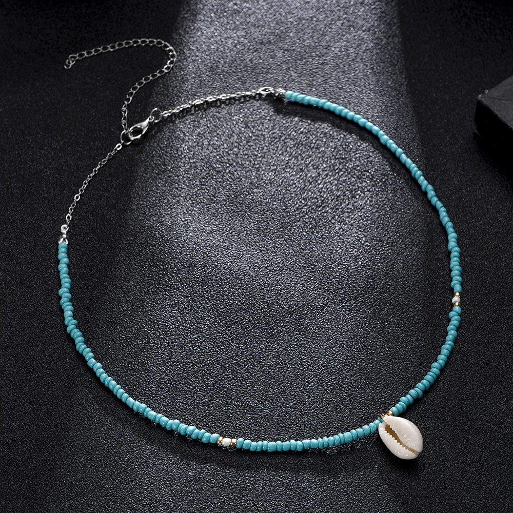 Новая модная простая подвеска в виде ракушки ожерелья для женщин и мужчин