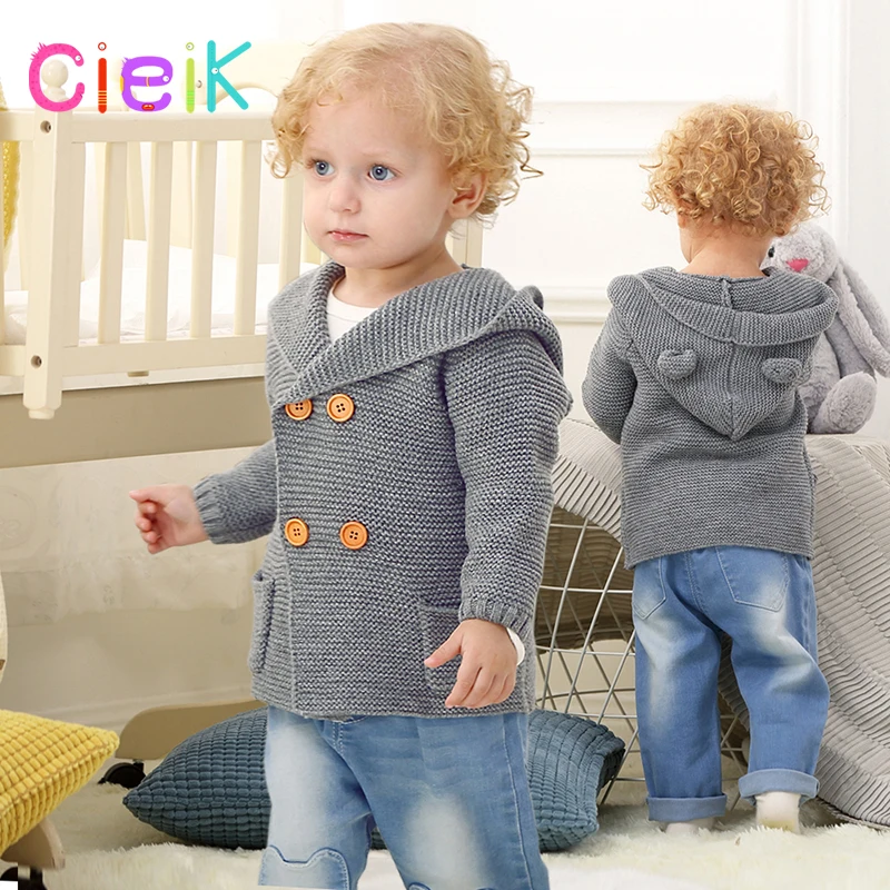 CieiK/Новинка 2018 года Весенняя верхняя одежда с капюшоном для малышей куртка