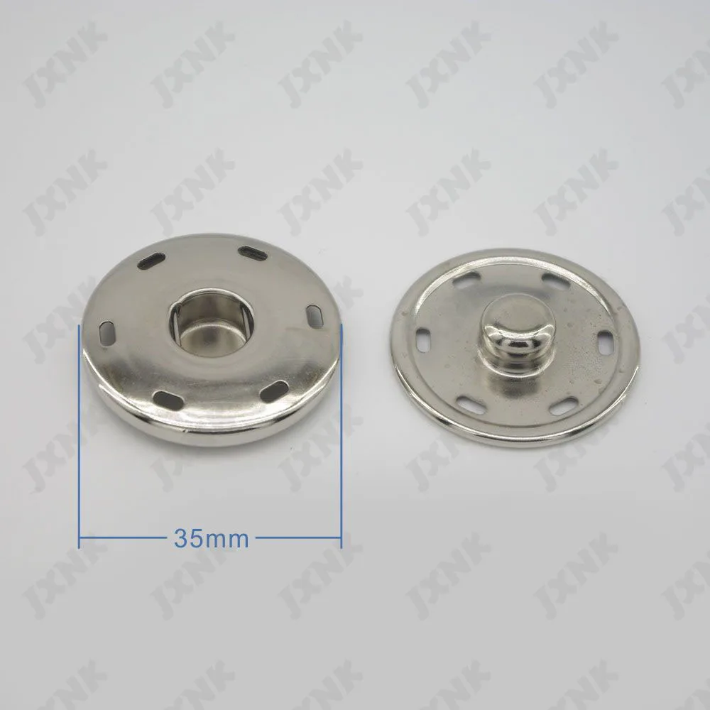 

10 комплектов 35 мм, 2 части, пришивные кнопки, металлические латунные кнопки, кнопки для скрапбукинга, швейные пуговицы для пальто