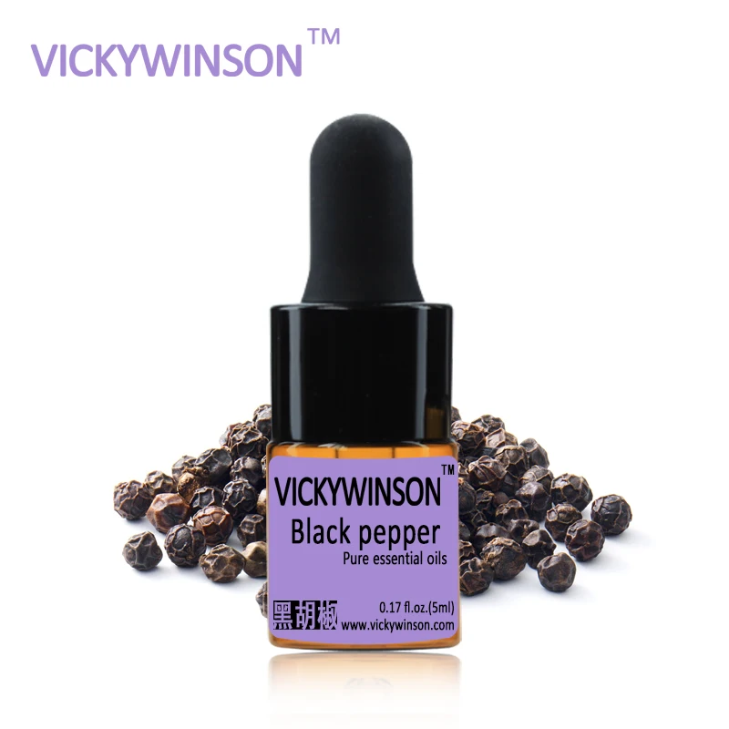 Эфирное масло VICKYWINSON с черным перцем 5 мл 100% чистые масла WD17|black pepper oil|essential oilspepper oil
