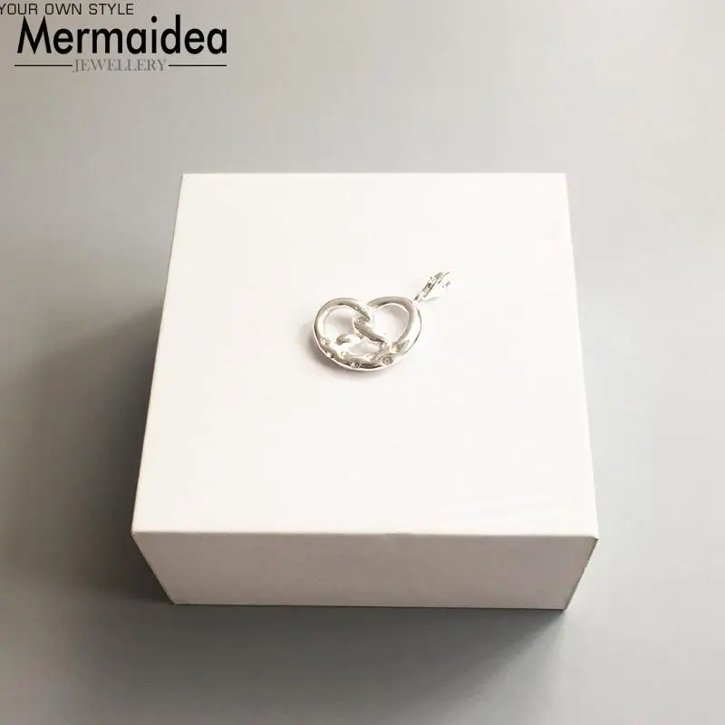 Женская подвеска с серебряным покрытием Ювелирное Украшение в стиле Pretzel