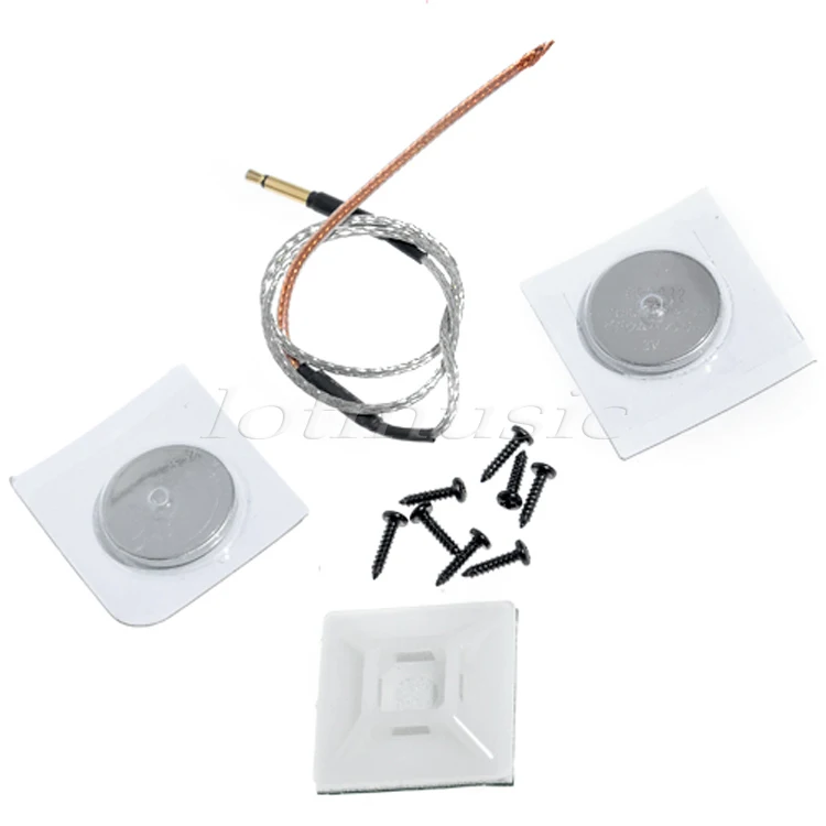5 комплектов UK400T укулелспиральный пьезо кабель Пикап EQ и Pre Amp|piezo pickup|pickup piezoeq piezo |