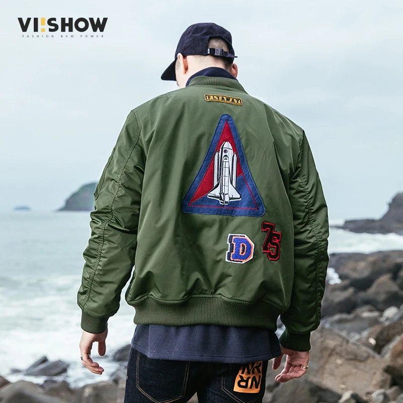 Viishow высокое качество парка Для мужчин зимняя длинная куртка толстые S с принтом