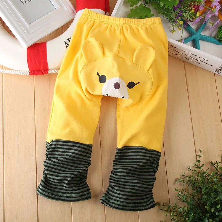 Хлопковые брюки штаны леггинсы детский весенне осенний нагрудник большие ПП для