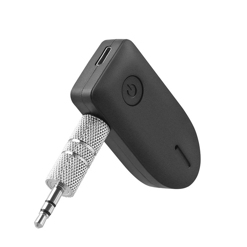 Black Беспроводной Bluetooth приемник передатчик адаптер 3,5 мм разъем для автомобиля мобильный телефон аудио для наушников Громкая Связь Динамик - Цвет: Black