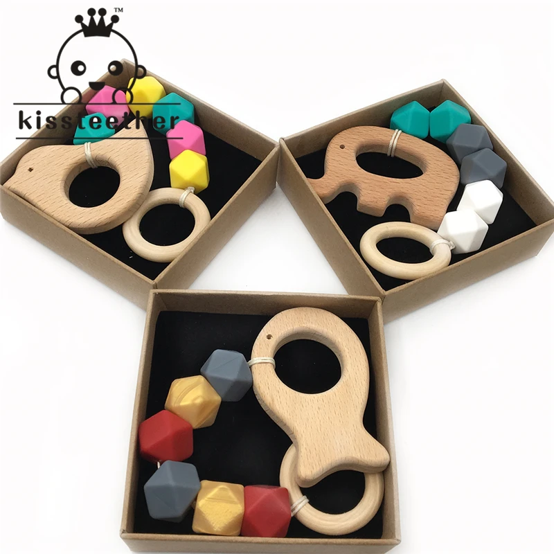 3 шт./лот на заказ органический деревянный Животное Играть в тренажерный зал