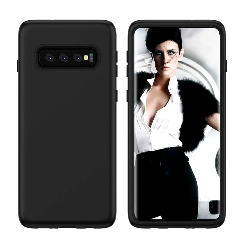 Защитный жесткий силиконовый чехол KSELF 3 в 1 для Samsung S10 Plus S10e S9 Note 9 9|Бамперы| |