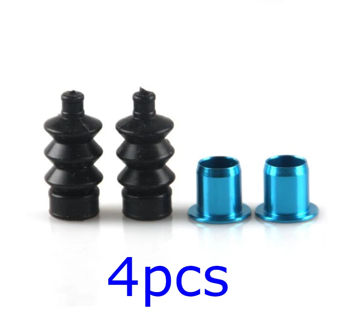 Алюминиевые фитинги для радиоуправляемой лодки 4 шт. резиновые сильфонные