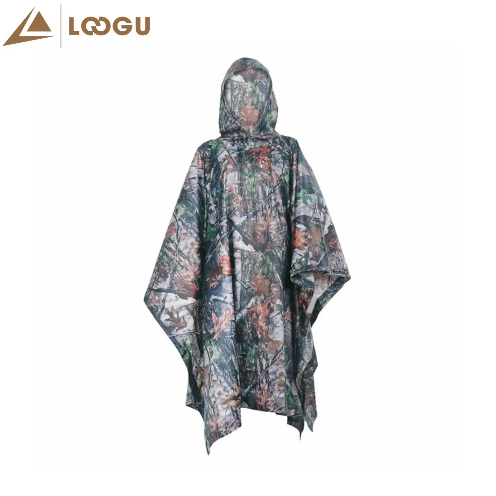 Военный камуфляж пончо легкий мульти плащ открытый плащ водонепроницаемый дождевик Велоспорт Альпинизм Кемпинг Туризм Мужчины пончо