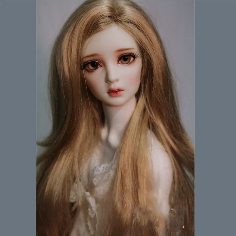 Allaosify 1 шт. волосы куклы Bjd1 / 3 Bjd парик 60 см в высоту Температура шелк для шарнирной |