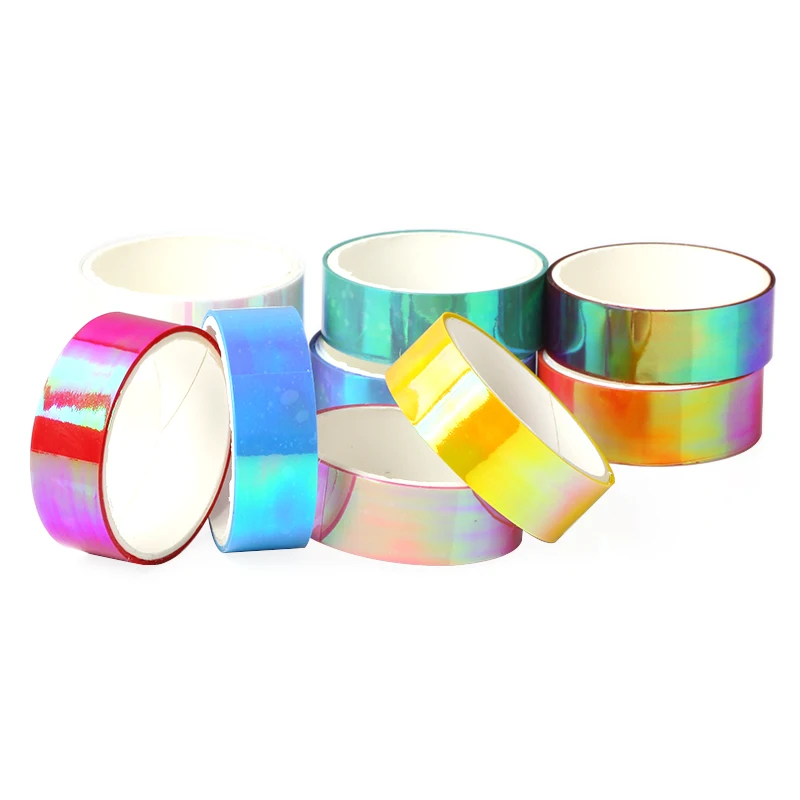 AAGU 15 мм * 3 м радужная лазерная васи лента блестящие канцтовары скрапбукинг