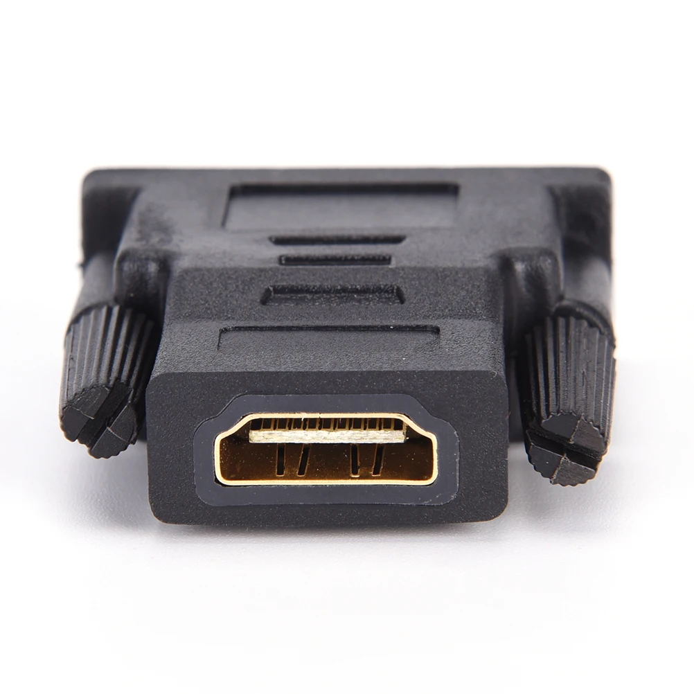 2017 Новый конвертер DVI 24 + 1 штекер на HDMI гнездо позолоченный адаптер 1080P для HDTV LCD