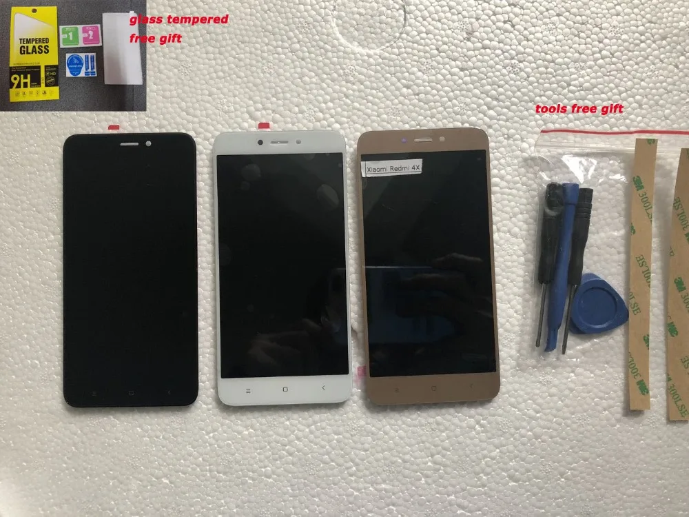 Новый модуль для Xiaomi Redmi 4X ЖК дисплей + сенсорный экран в сборе|ЖК-экраны и панели