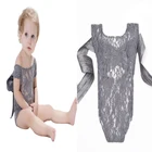 Комбинезон детский, кружевной, с завязками на спине