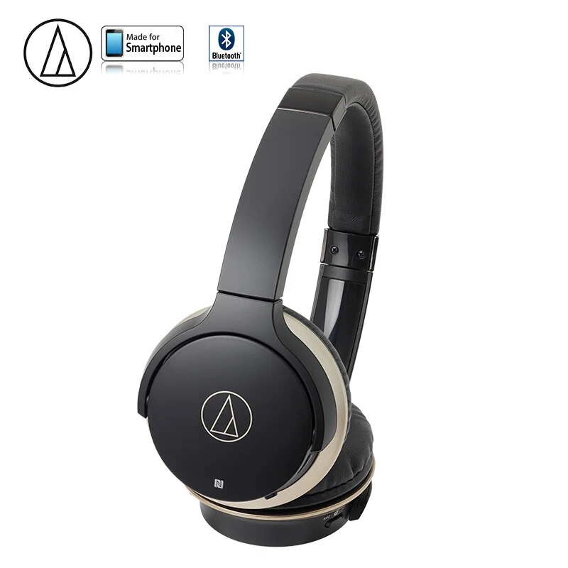 Оригинальные наушники Audio Technica ATH AR3BT двойные Проводные/беспроводные Bluetooth AAC