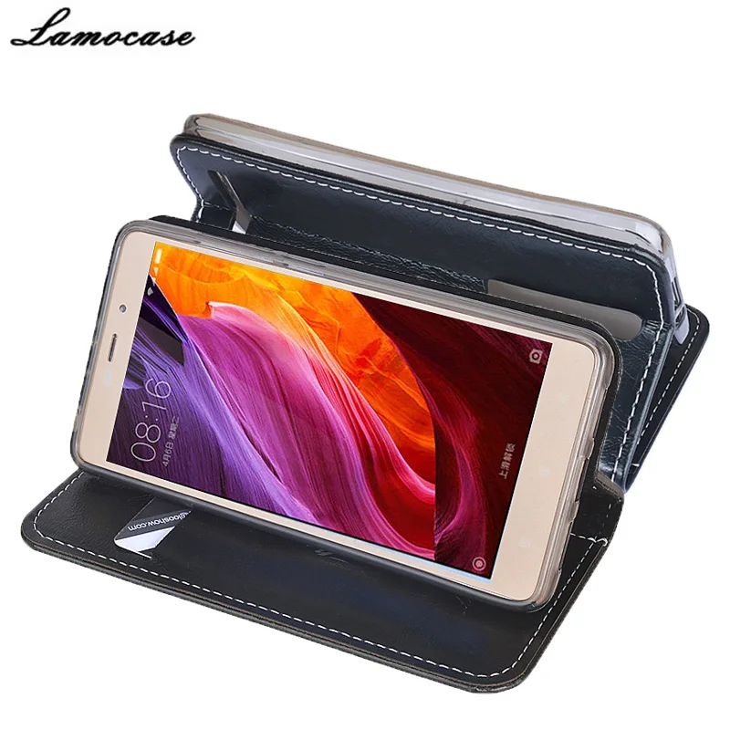 Lamocase для Asus Zenfone 2 ZE551ML ZE550ML Роскошный кожаный чехол ASUS откидная крышка с кошелек