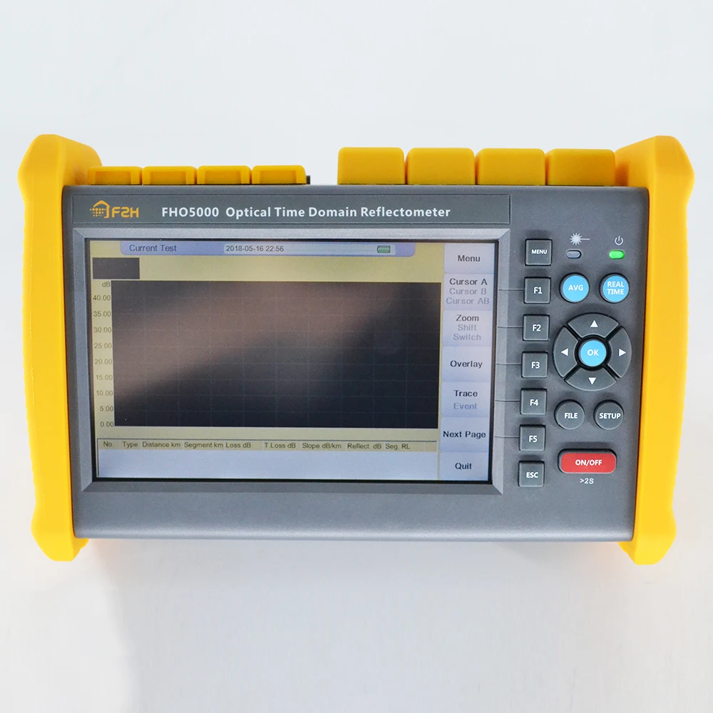 

7 inch multimode MM OTDR m21 850/1300nm 19/21dB built-in VfL and power meter and fiber link measure and laser source