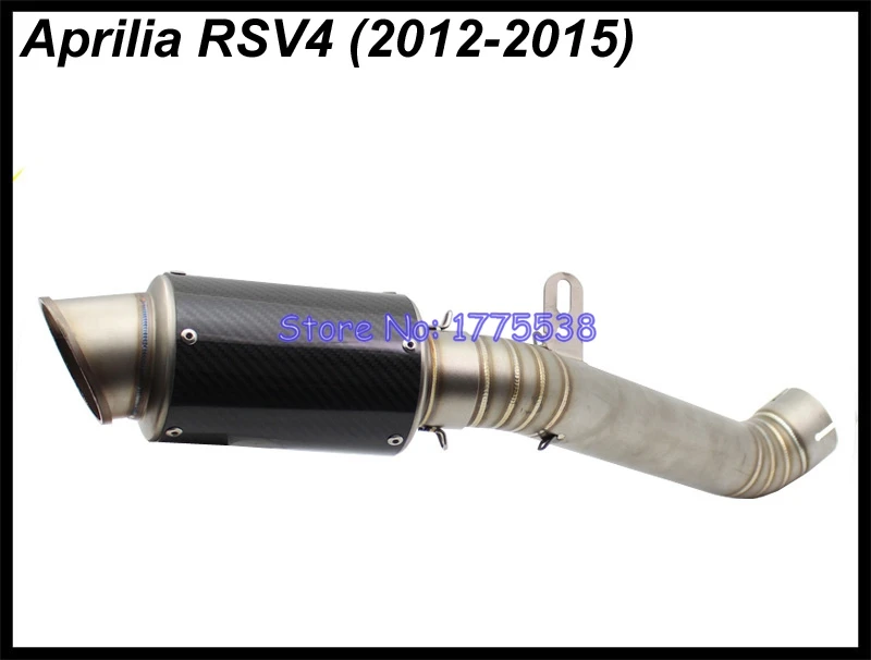 Выхлопной глушитель для мотоцикла Aprilia RSV4 2012 2015 выхлопная труба из углеродного