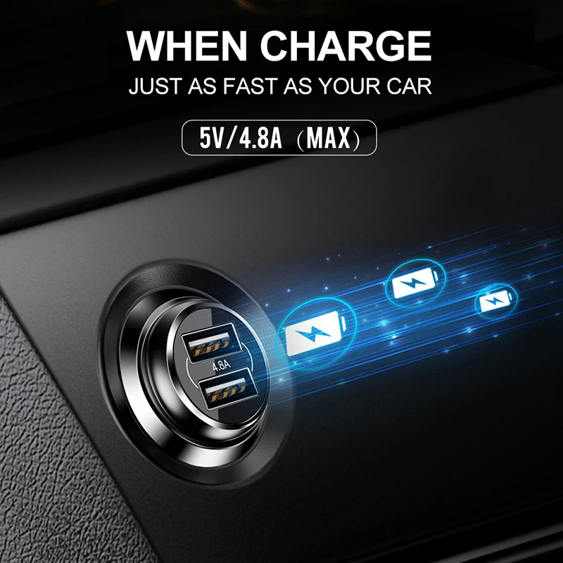 Baseus Quick Charge 3,0 USB Автомобильное зарядное устройство QC QC3.0 Turbo Быстрая зарядка двойное автомобильное USB зарядное устройство для iPhone Xs X Xiaomi Mi мобильного телефона