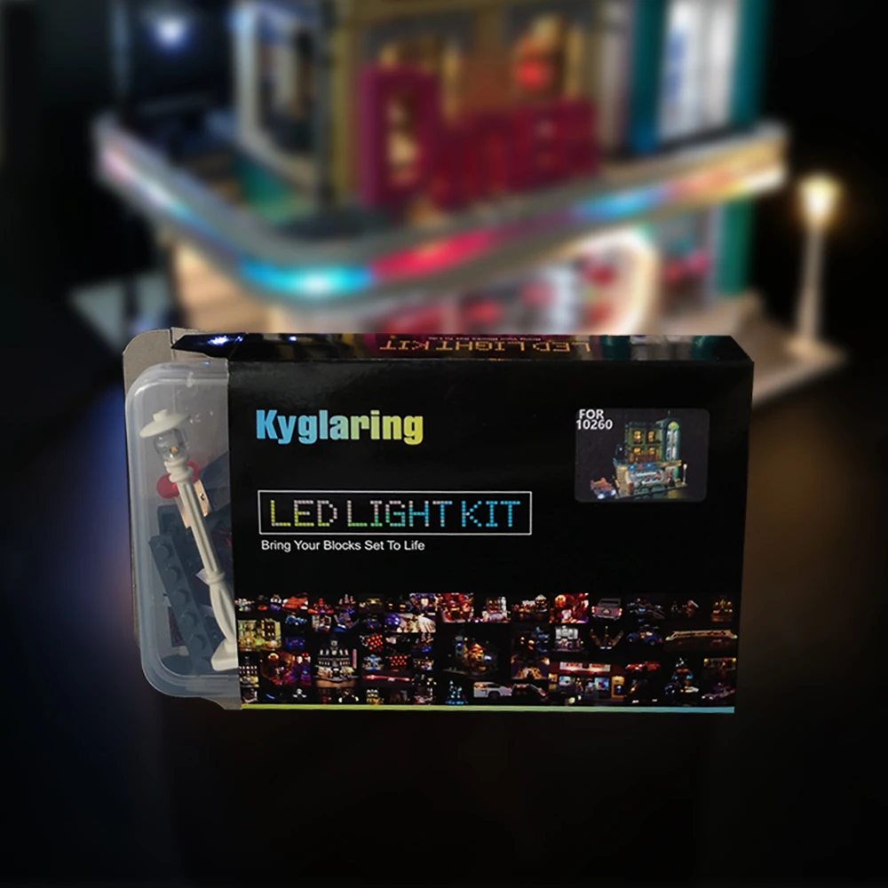 Kyglaring светодиодный светильник Набор для лего Cerator Expert центр Diner строительный блок