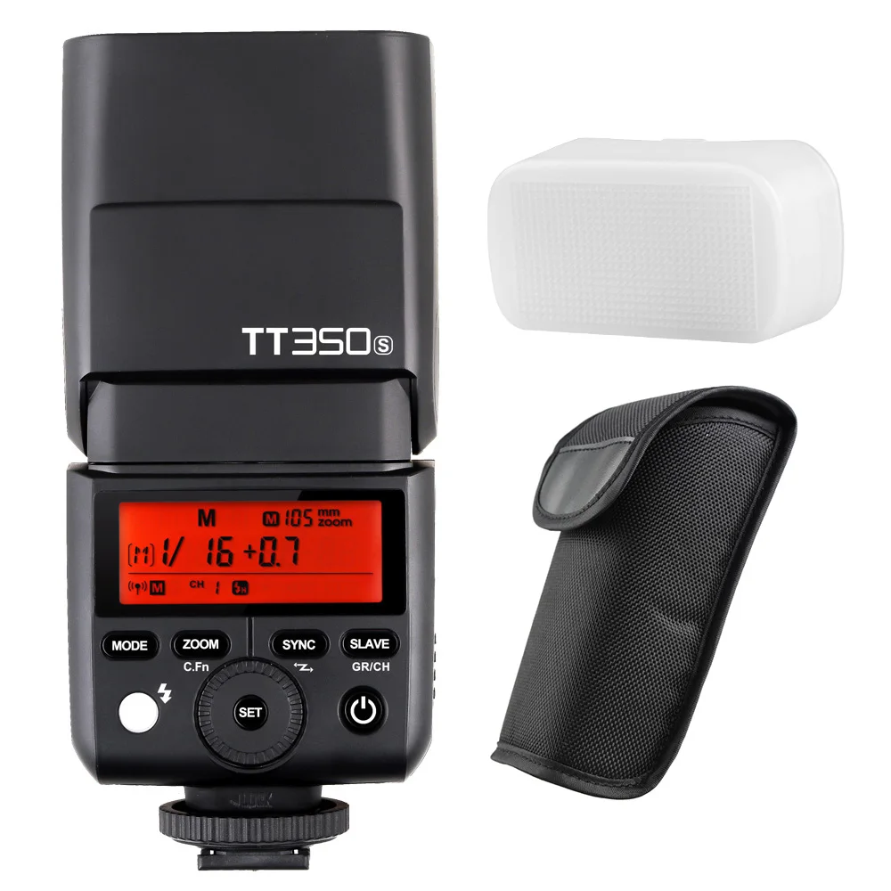 Мини-вспышка Godox TT350S TTL HSS GN36 Для беззеркальных камер Sony DSLR A7 A6000 A6500 - купить по