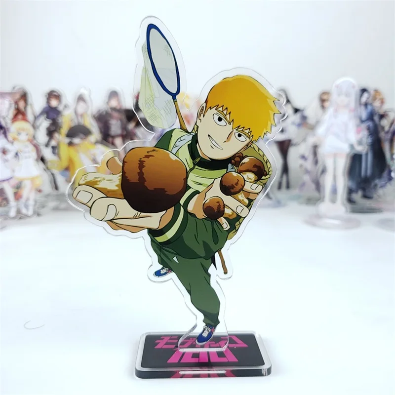 09 Аниме толпа Psycho 100 Mobu Saiko Hyaku Reigen Arataka Kageyama Shigeo Косплей стенд фигурка модель акриловый стол Декор подарок - Цвет: 09