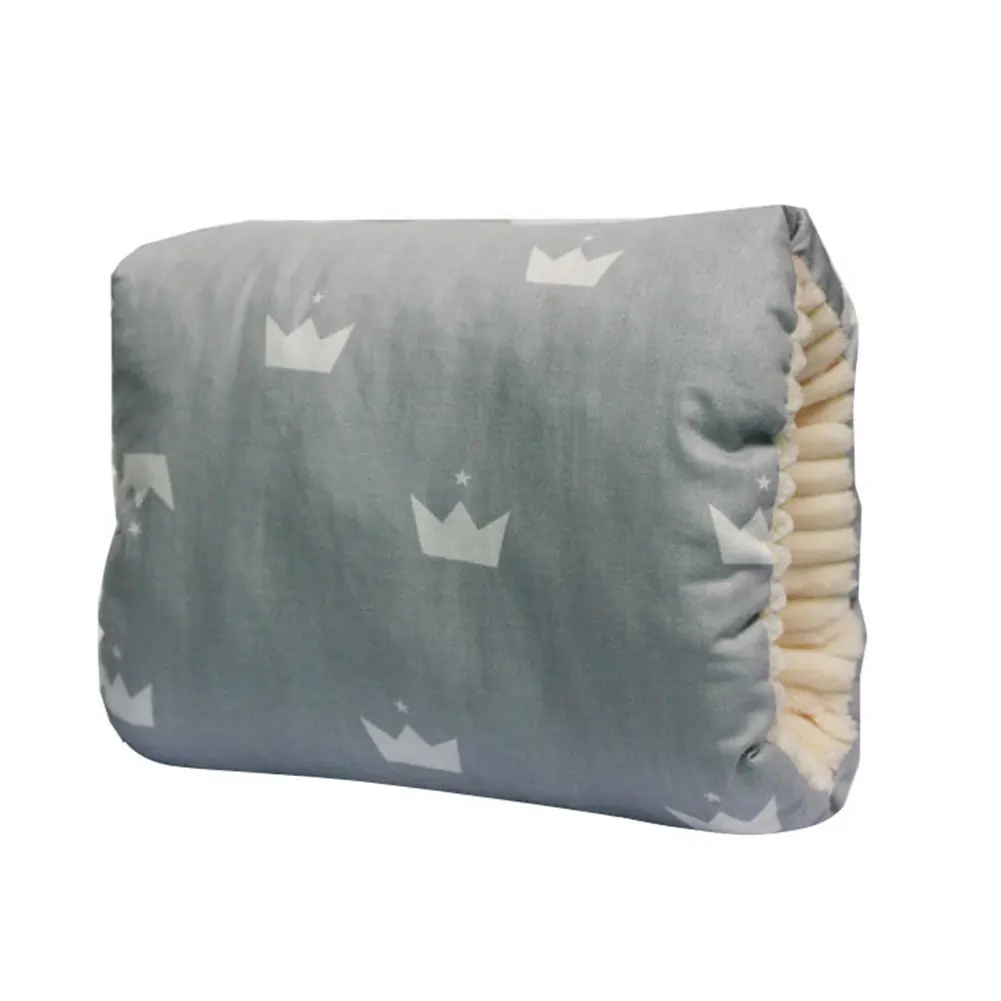 Grey Crown Удобные мягкие защитные шлепанцы для новорожденных; Переносные утепленные хлопковые накладки для мам; подушка для грудного вскармливания - Цвет: Grey Crown