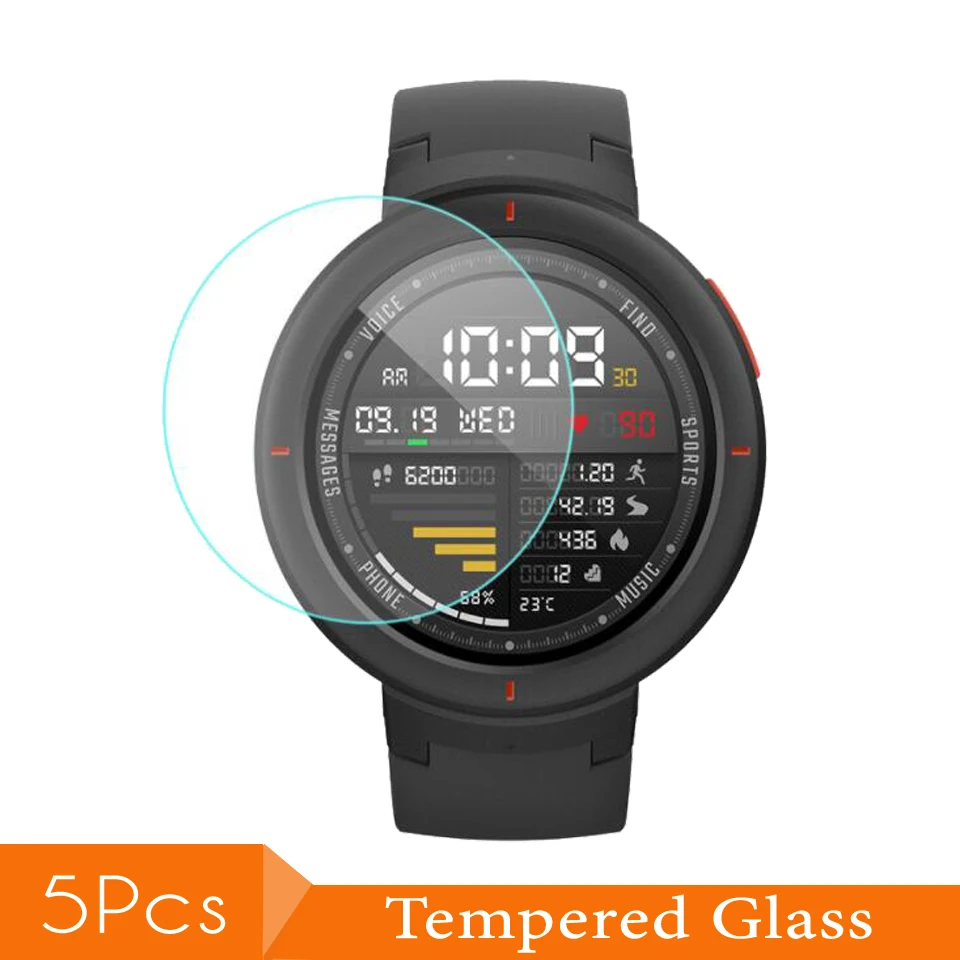 Закаленное стекло для huami amazfit verge Защитная пленка экрана с защитой от царапин HD 5