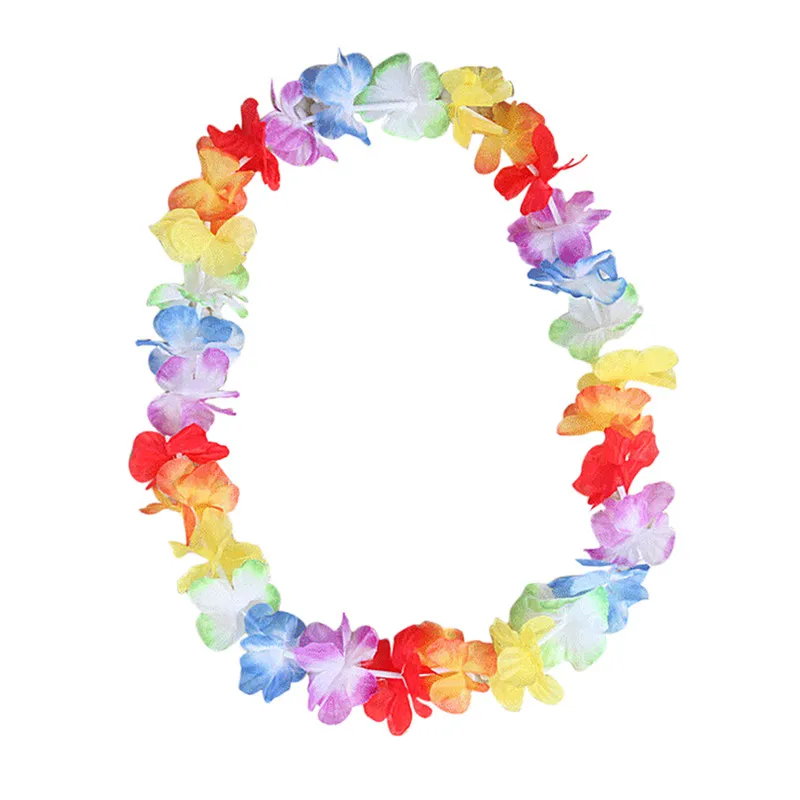 Гавайские украшения из цветов 10 шт. вечерние для пляжа|flower decoration|hawaiian diyflower lei |
