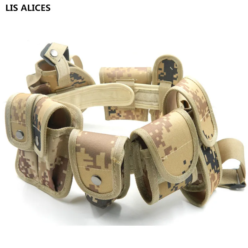Ремень безопасности LISALICES тактический ремень для полицейской службы Тактическая